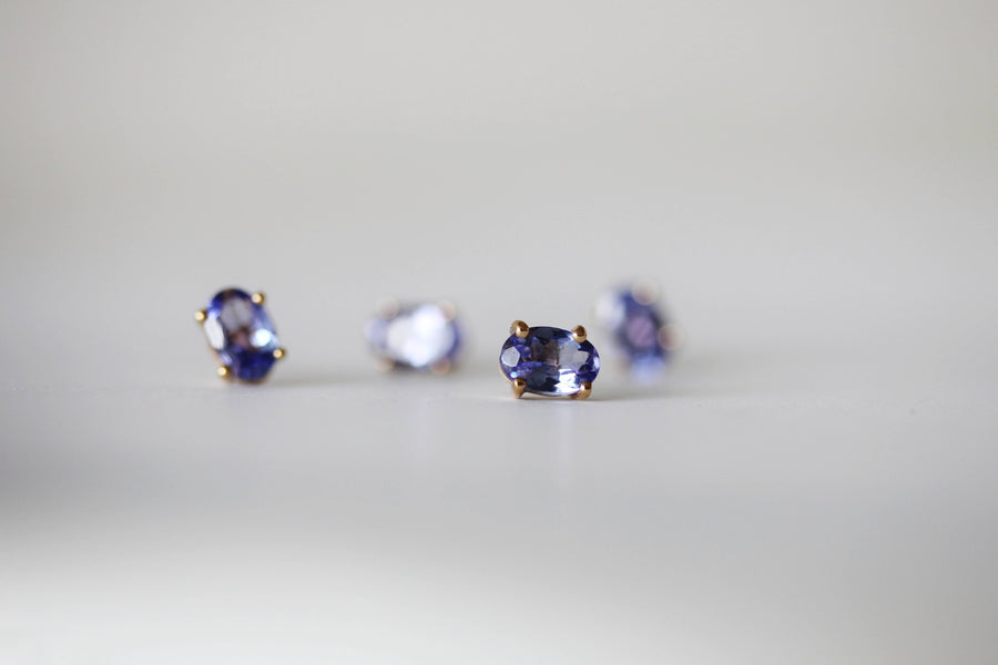 Ava Studs in Tanzanite - Limited Edition | Holiday '23