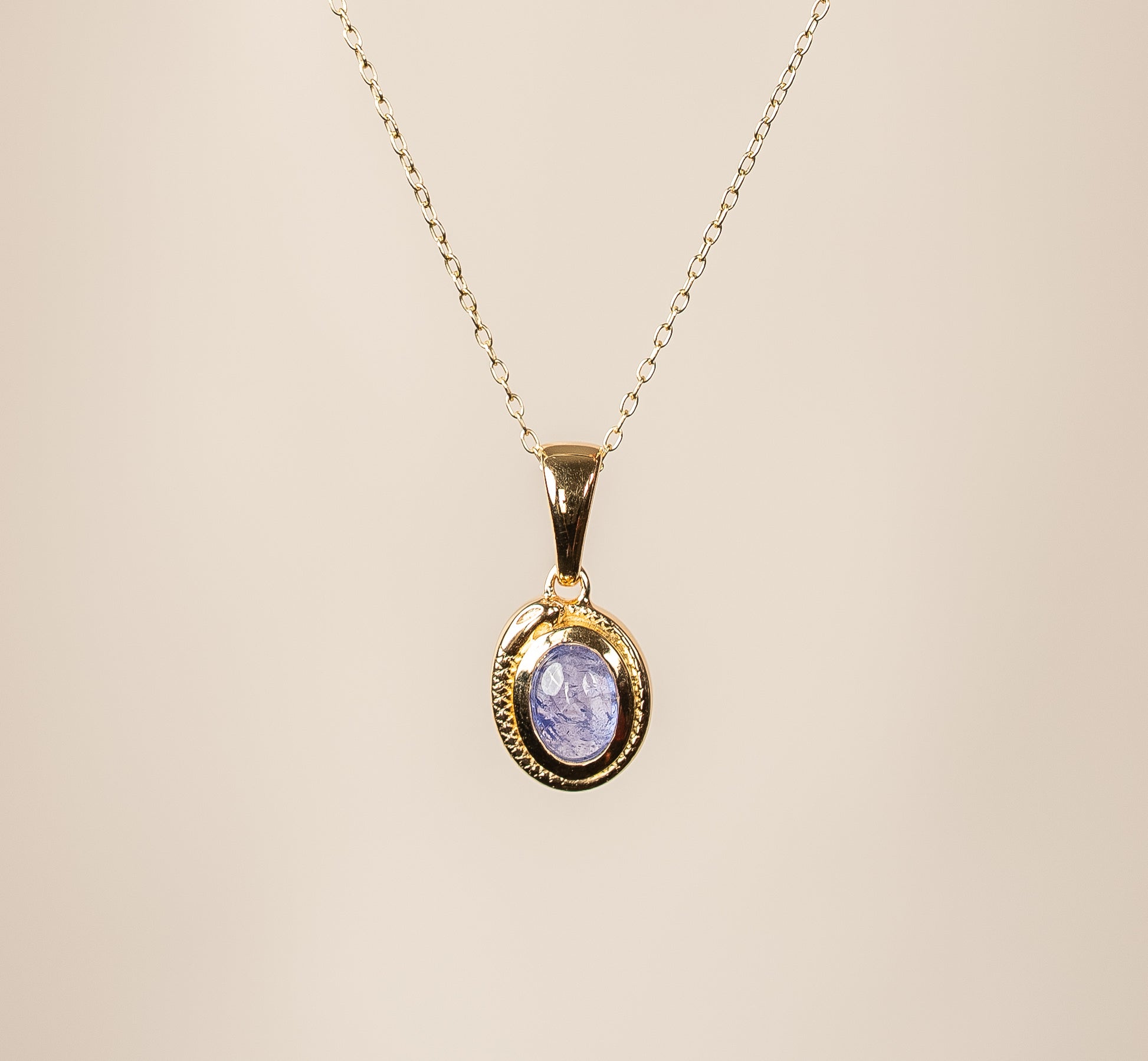 Ouroboros Necklace in Tanzanite