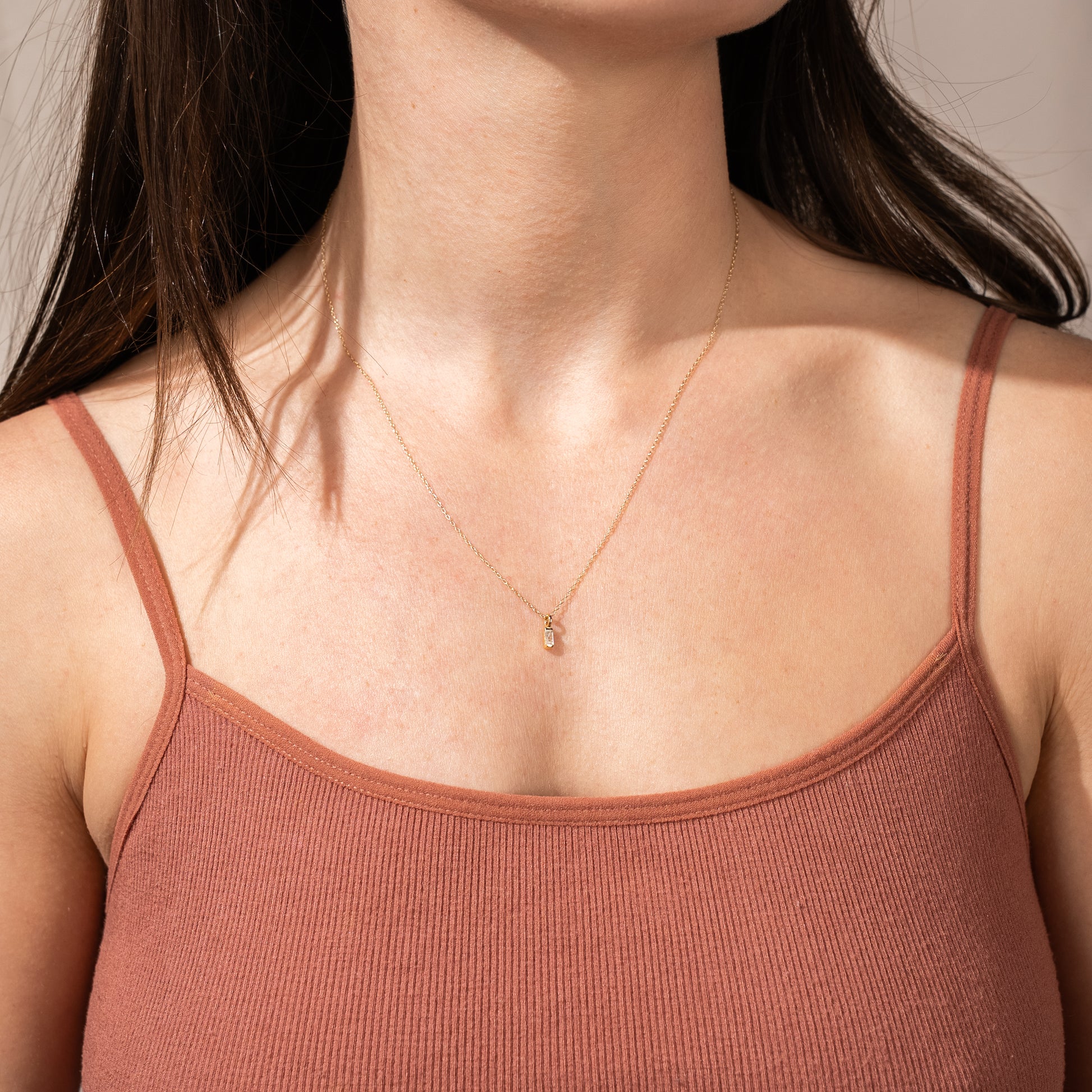 Moonstone Vesper Necklace