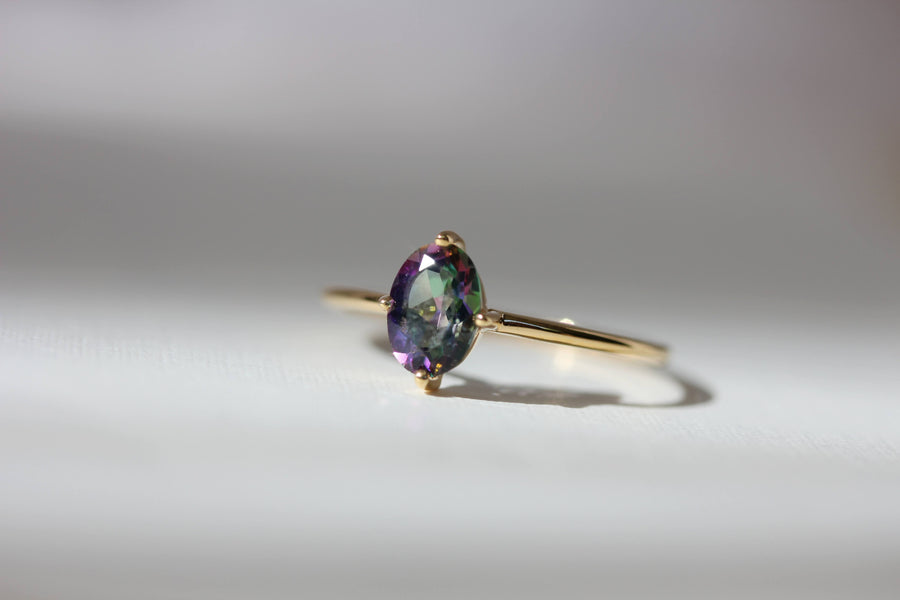 Ava Mystic Topaz Ring