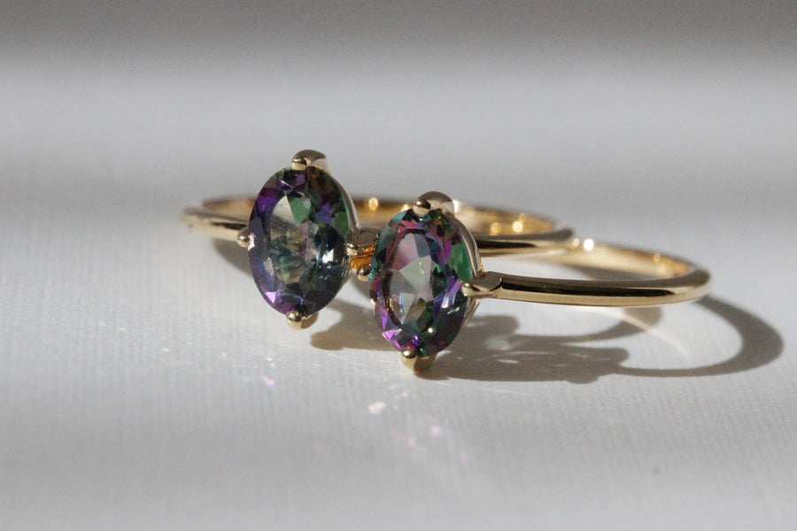 Ava Mystic Topaz Ring