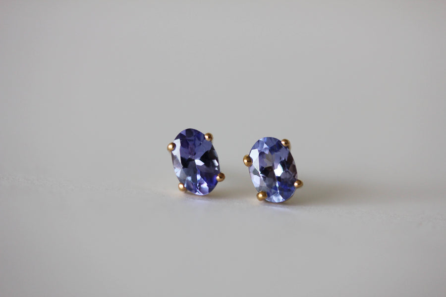 Ava Studs in Tanzanite - Limited Edition | Holiday '23