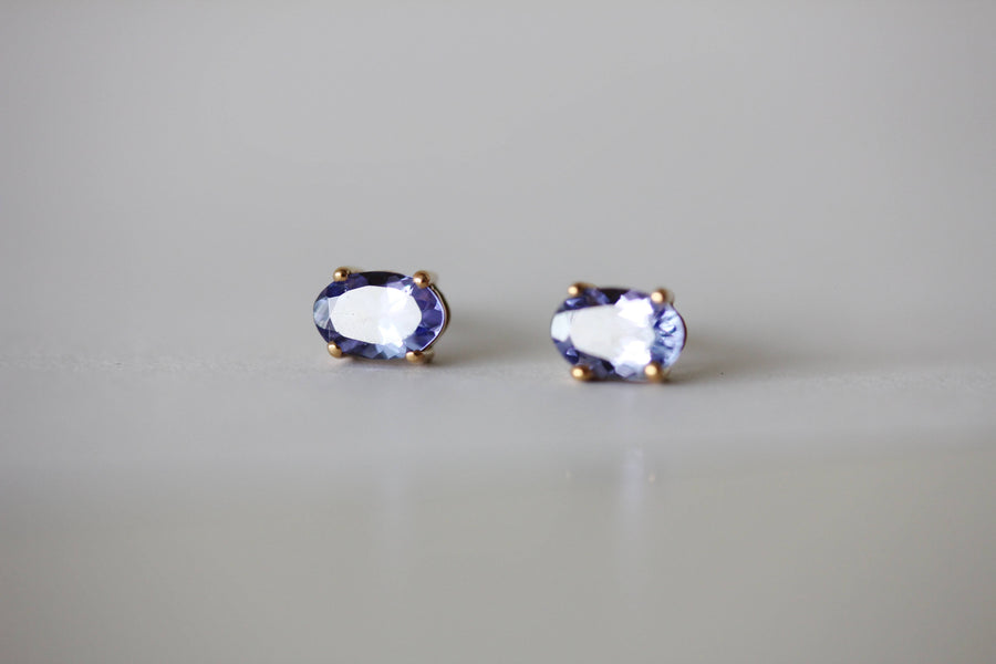 Ava Studs in Tanzanite - Limited Edition | Holiday '23