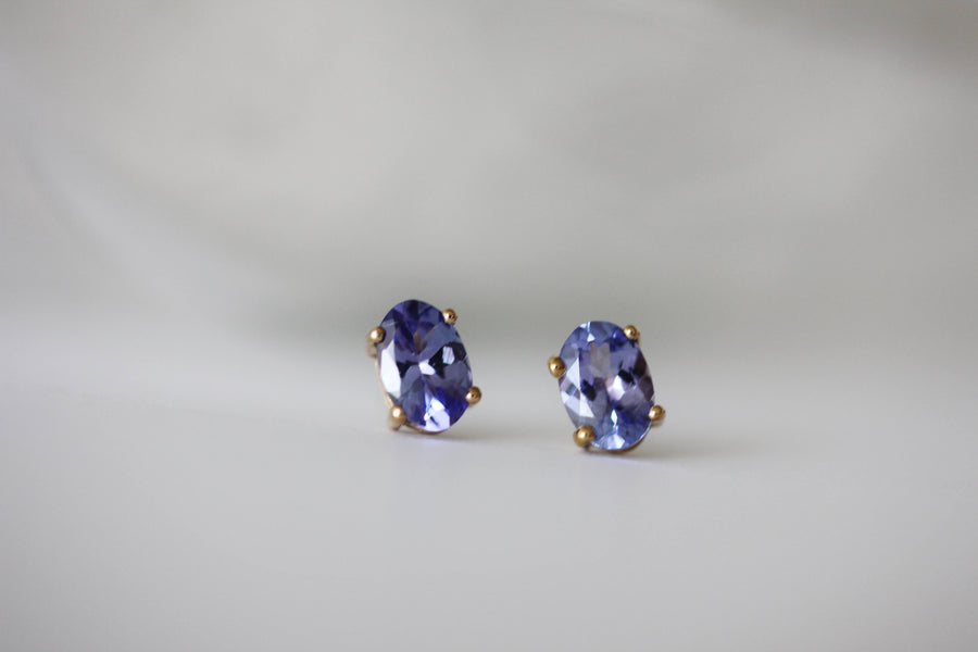 Ava Studs in Tanzanite - Limited Edition | Holiday '23