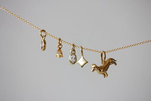 Mini Citrine Teardrop Necklace