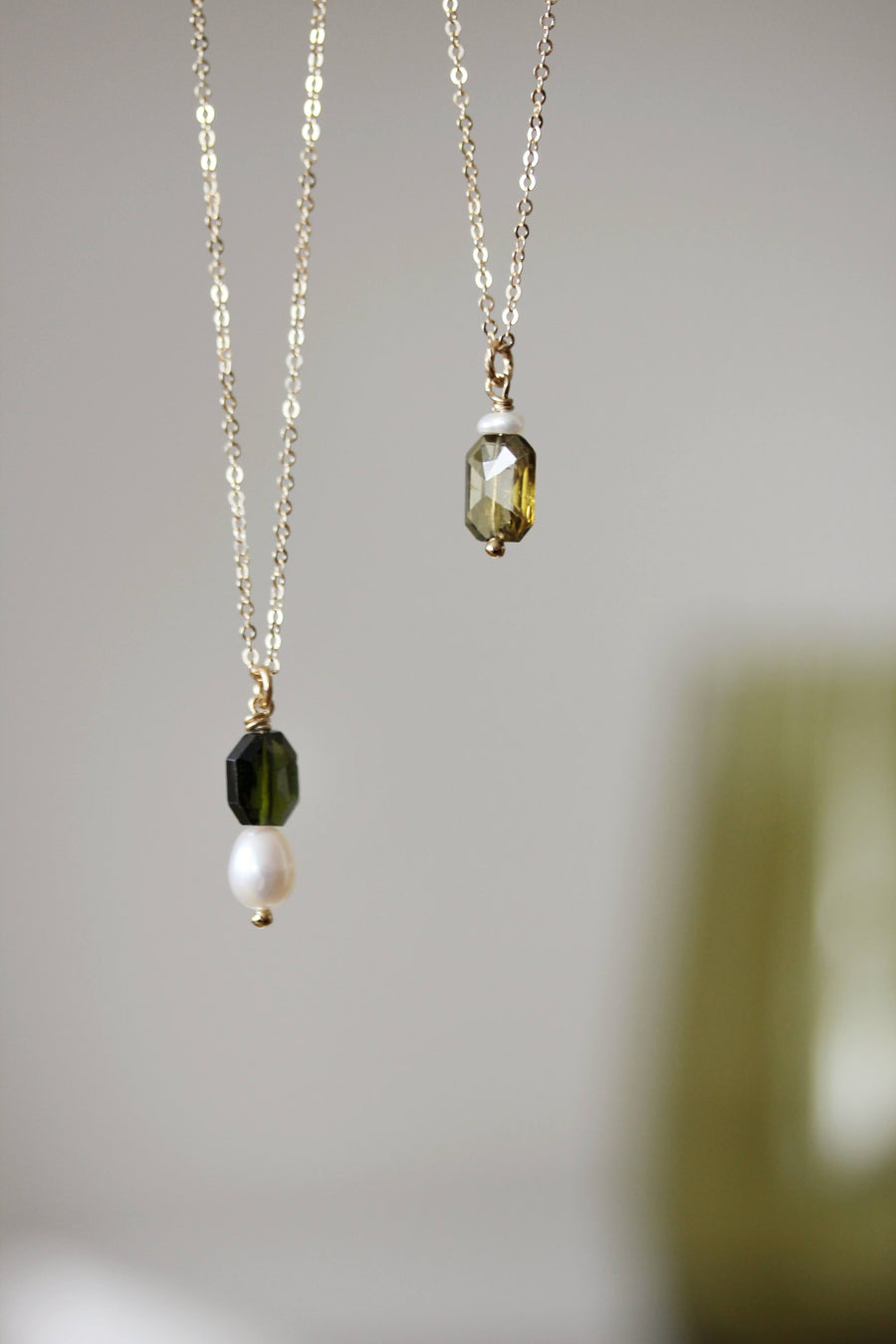 One of a Kind - Olive Necklace