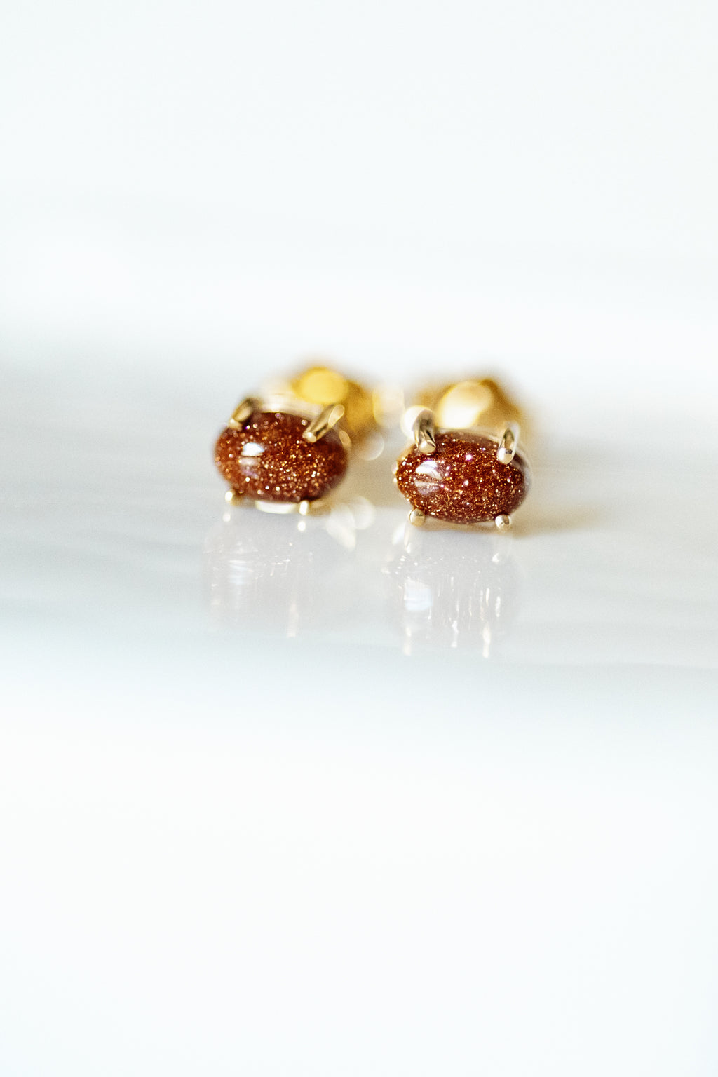 Sunstone Studs