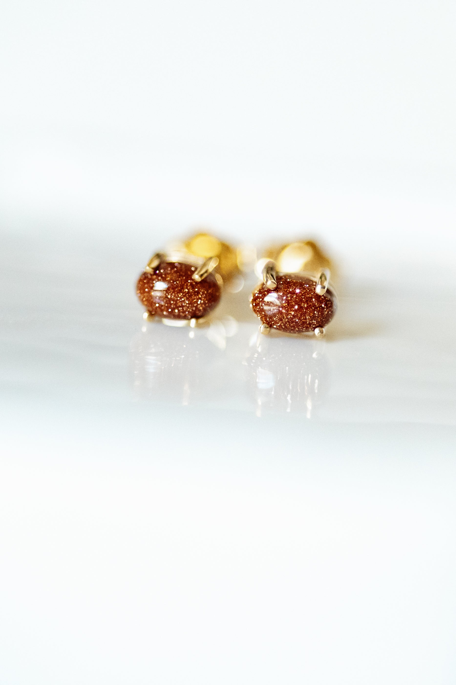 Sunstone Studs