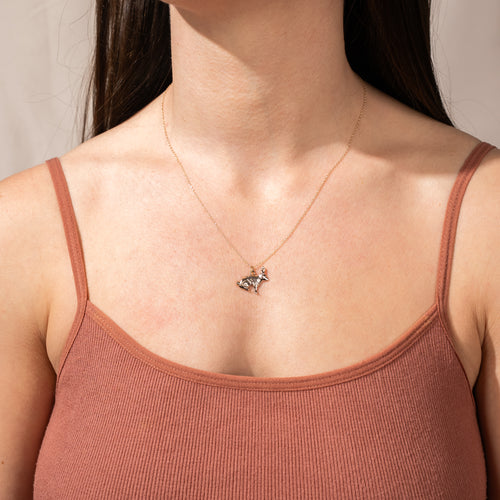 Winter Hare Necklace