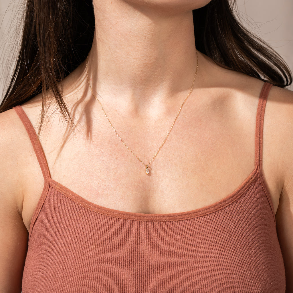 Moonstone Vesper Necklace