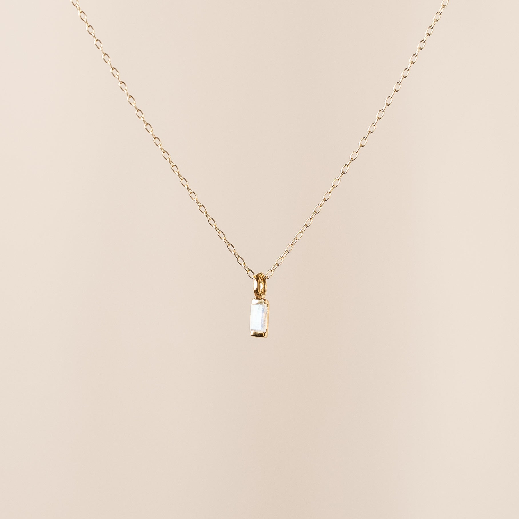 Moonstone Vesper Necklace