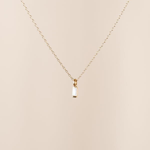 Moonstone Vesper Necklace