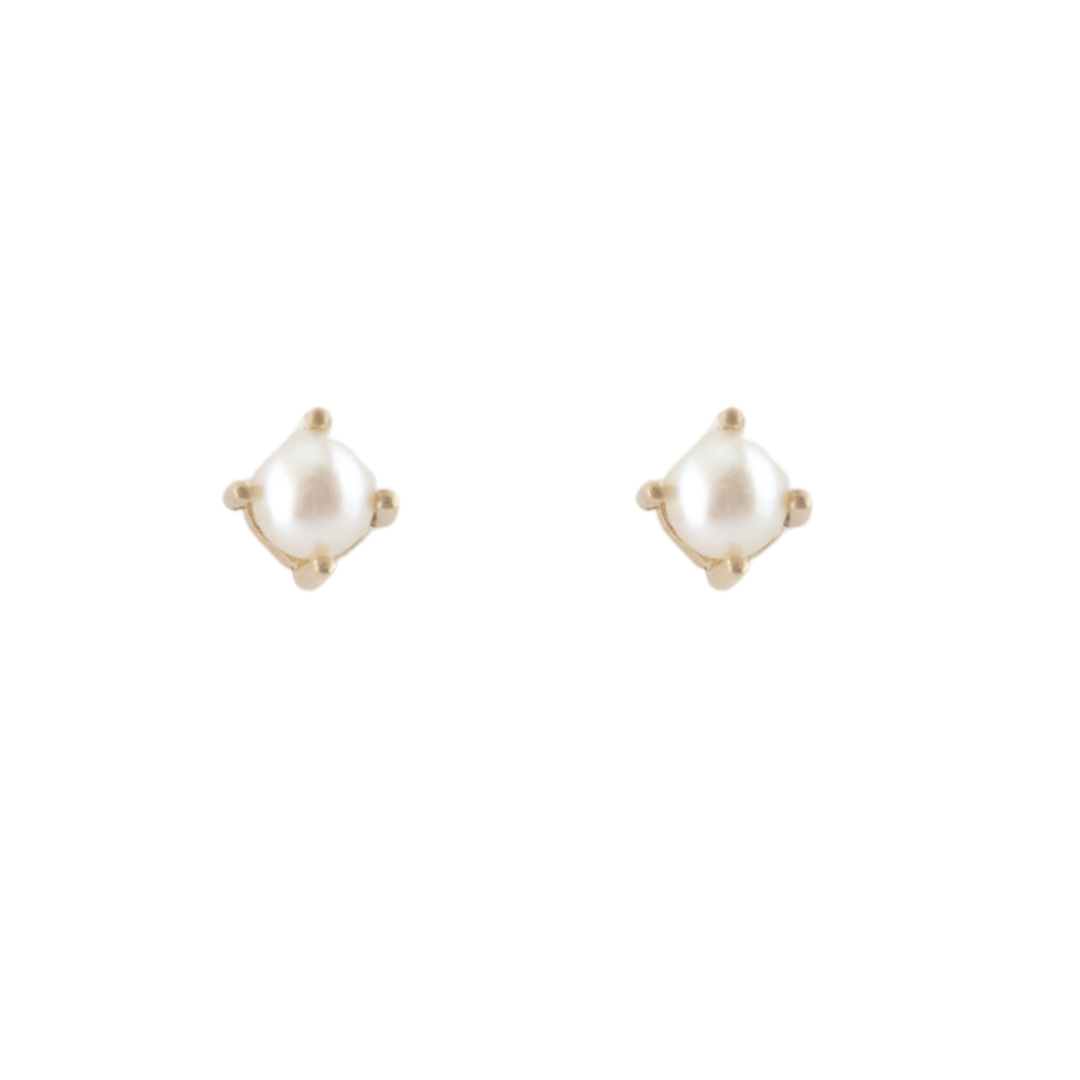 Petite Pearl Studs