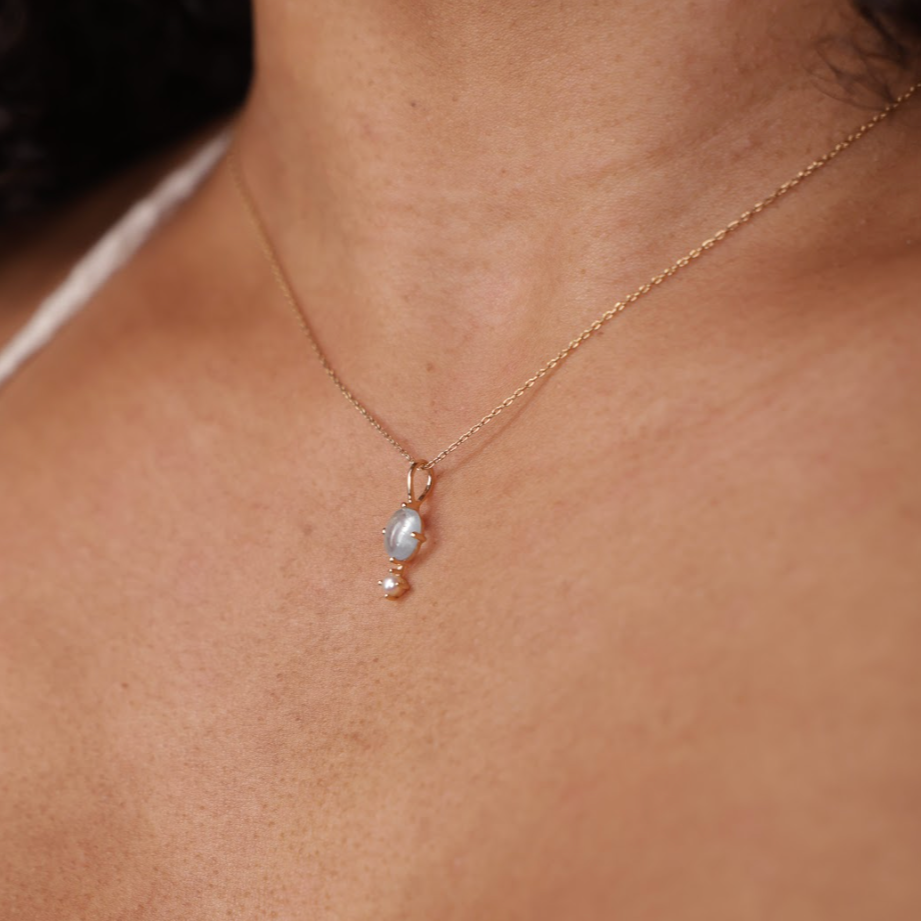 Calm Waters Pearl Necklace