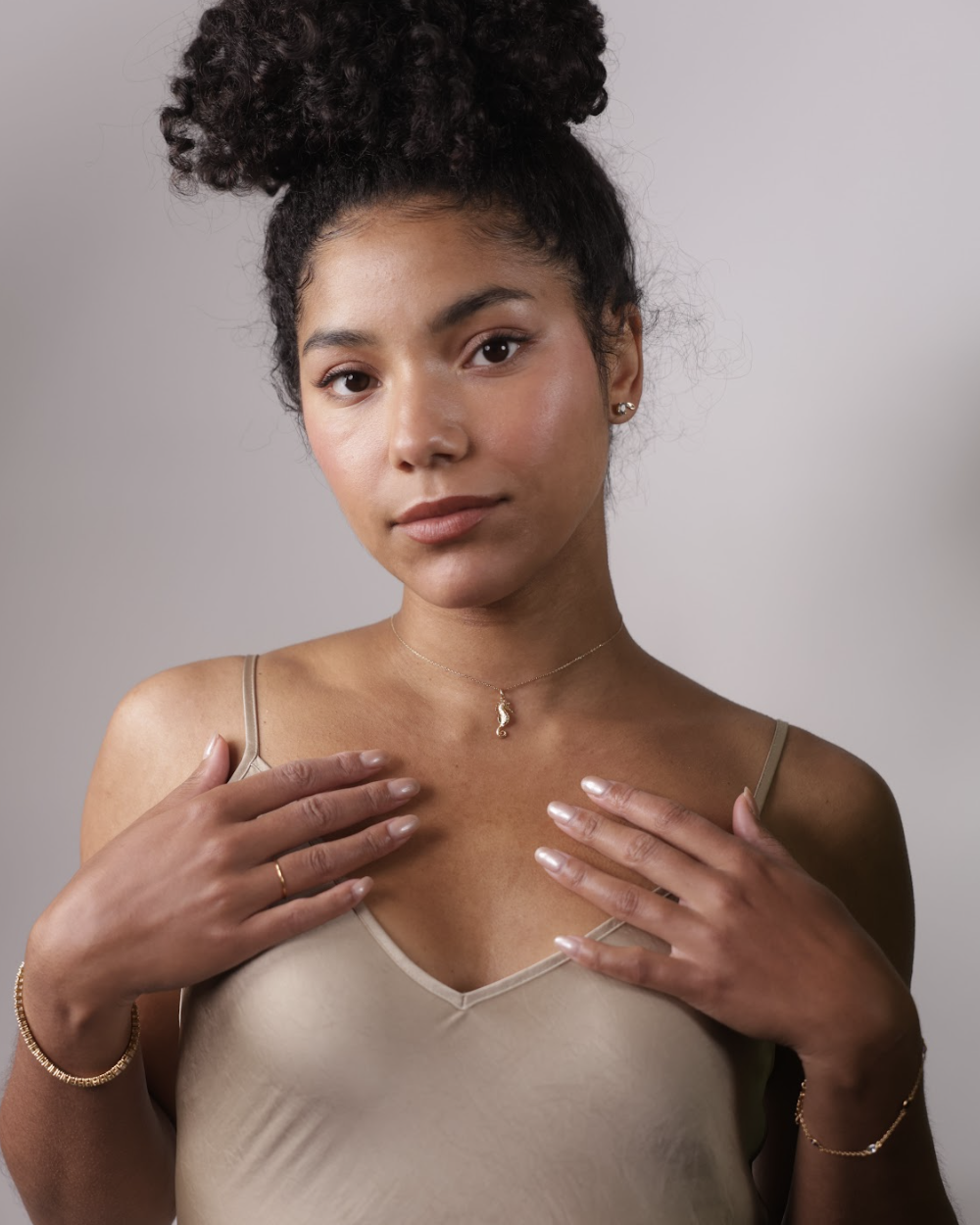 Golden Seahorse Necklace