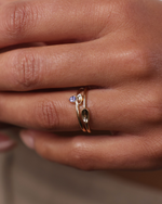 Tanzanite Pebble Ring