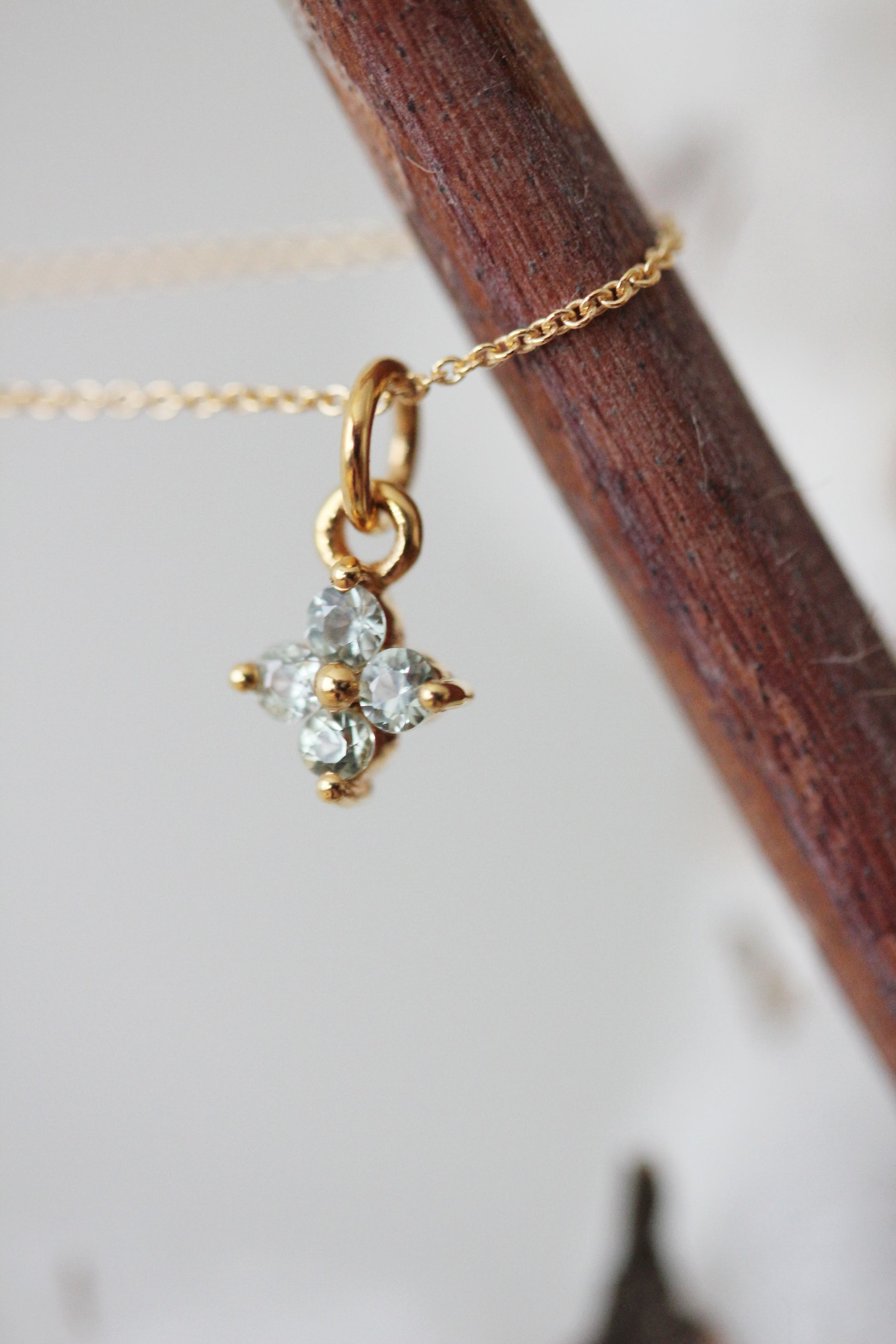 Sapphire Blossom Necklace