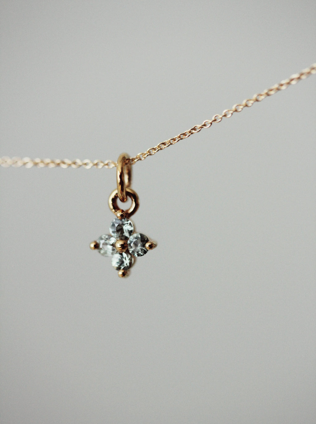Sapphire Blossom Necklace