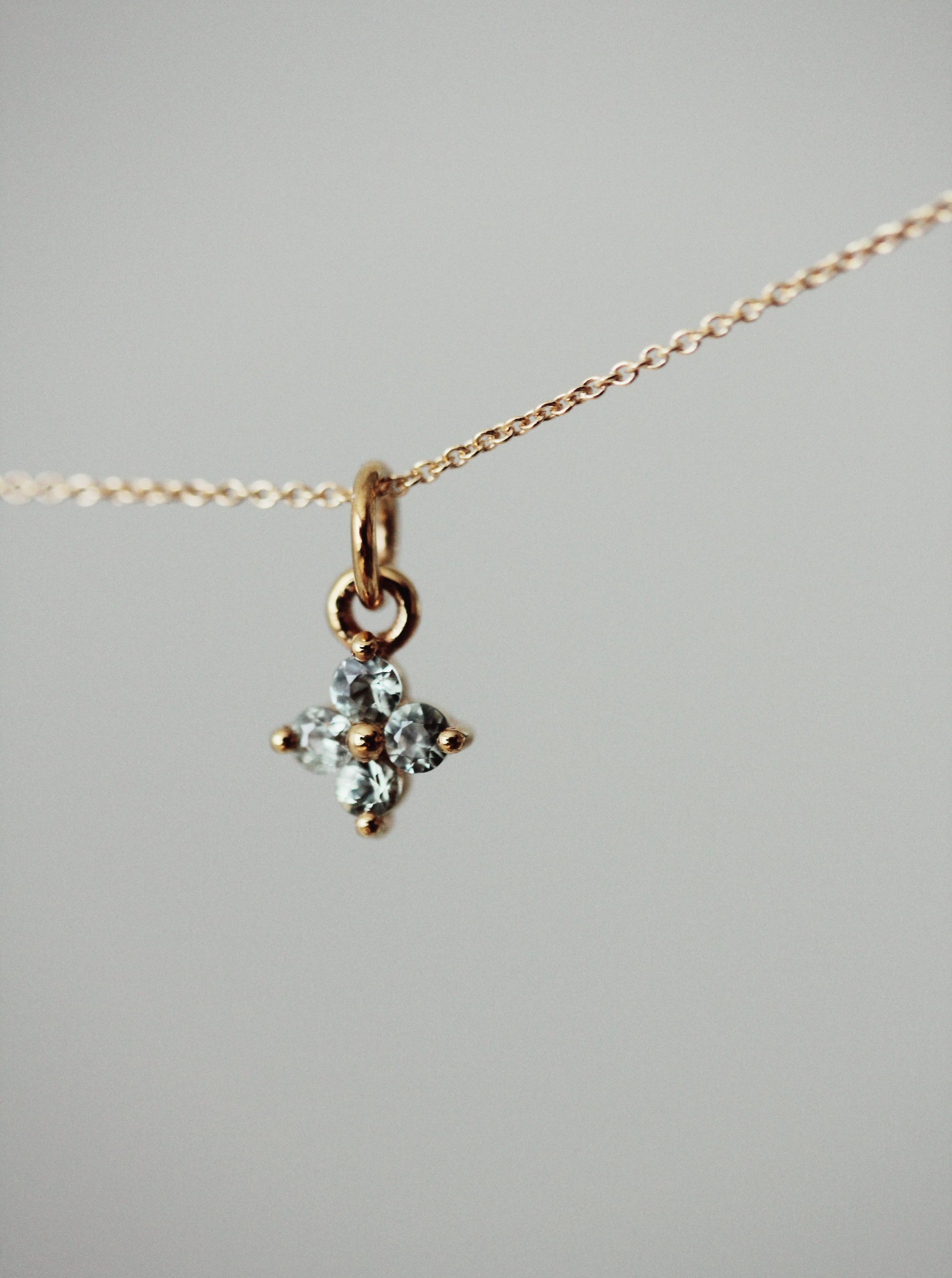 Sapphire Blossom Necklace