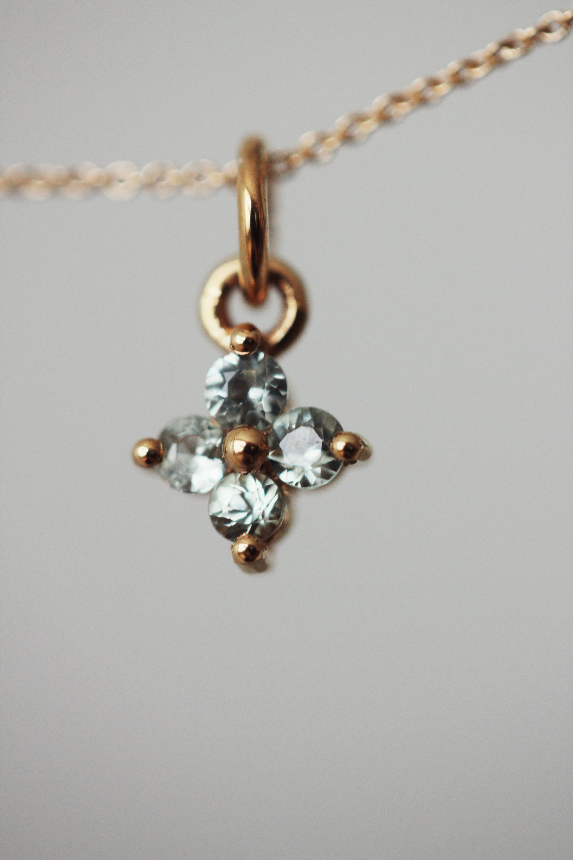 Sapphire Blossom Necklace