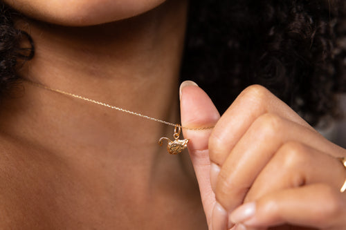 Golden Swan Necklace