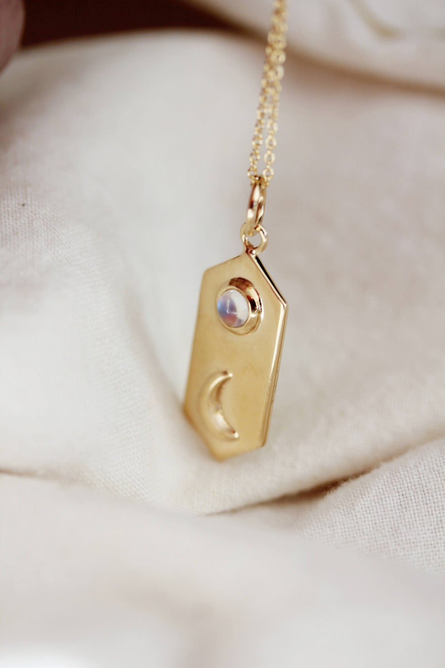 Moon Above Necklace