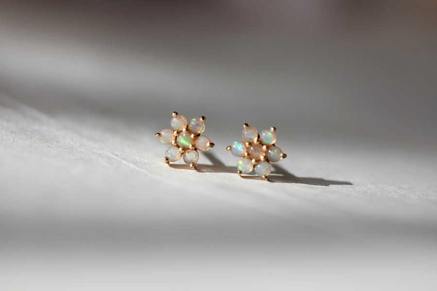 Willow Studs in Opal