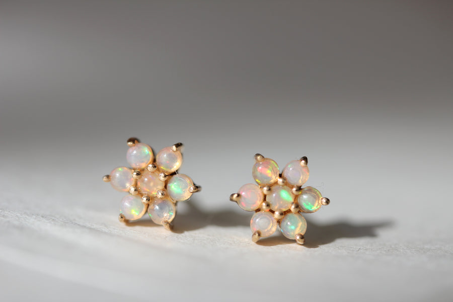 Willow Studs in Opal