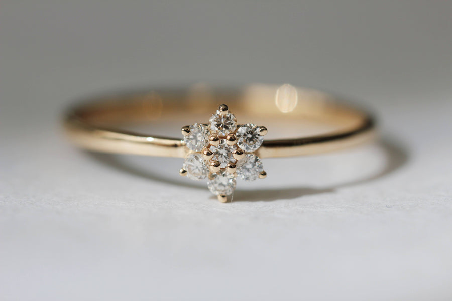 Diamond Bloom Ring
