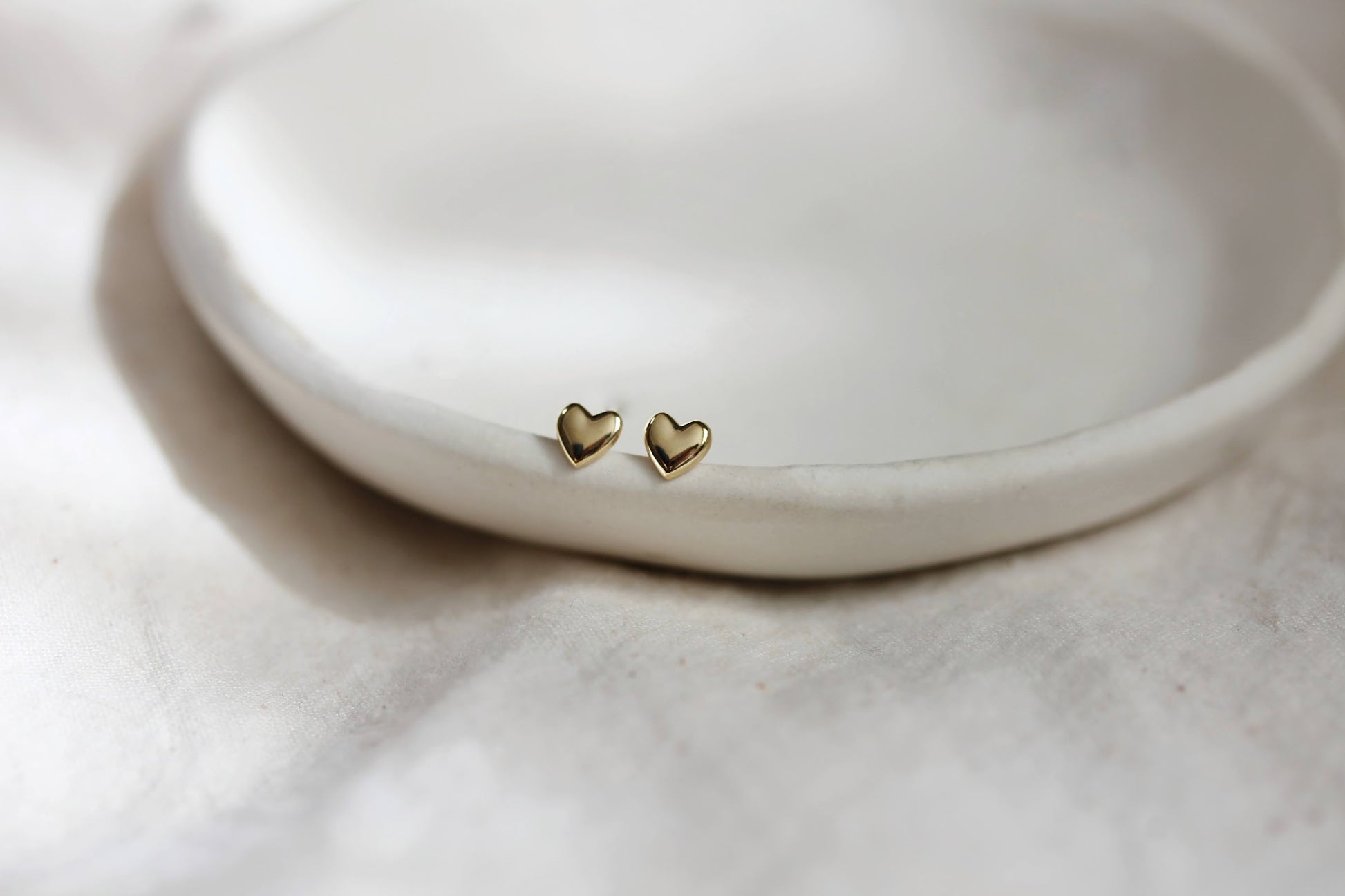 Tiniest Heart Studs