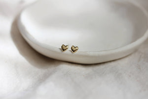 Tiniest Heart Studs