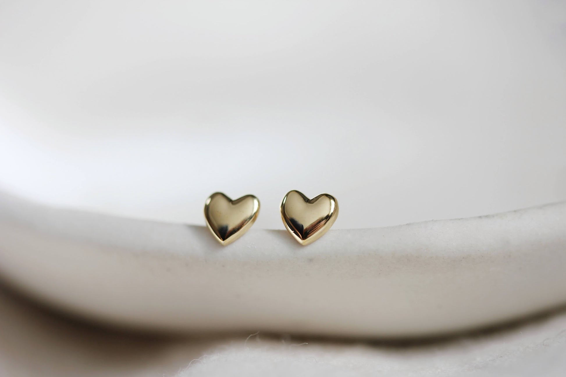 Tiniest Heart Studs