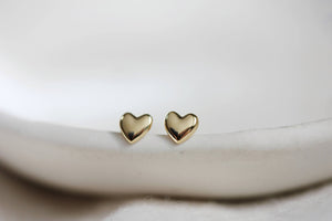 Tiniest Heart Studs