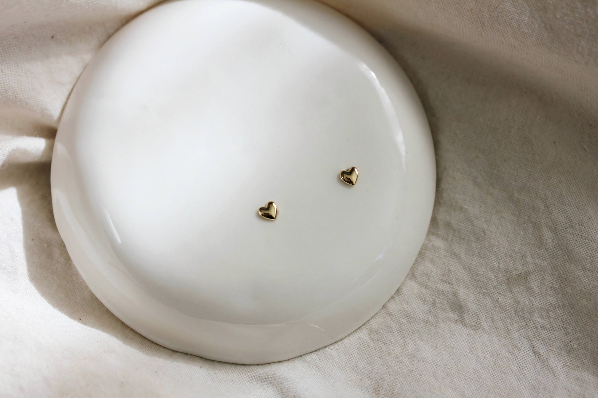 Tiniest Heart Studs