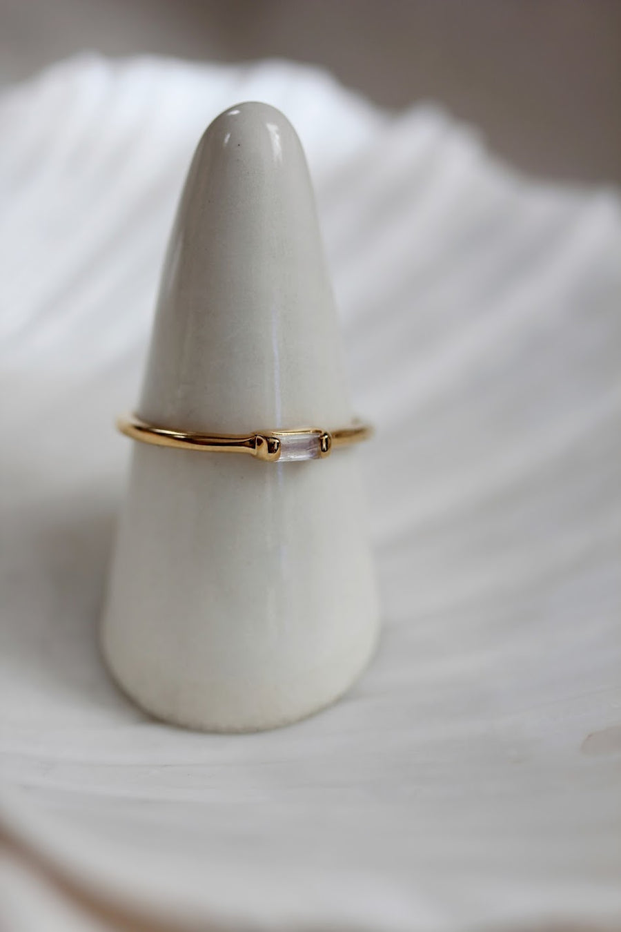 Moonstone Vesper Ring