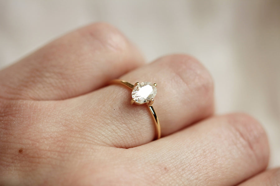 Ava Dream Ring in Moissanite