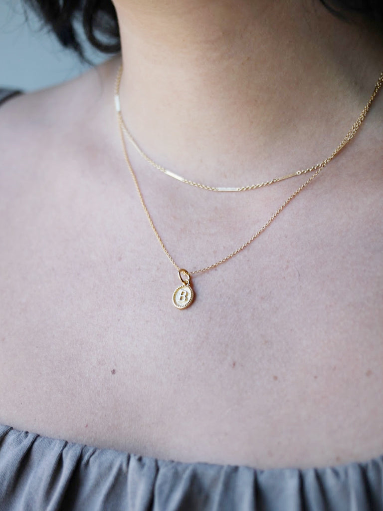Anais Initial Necklace