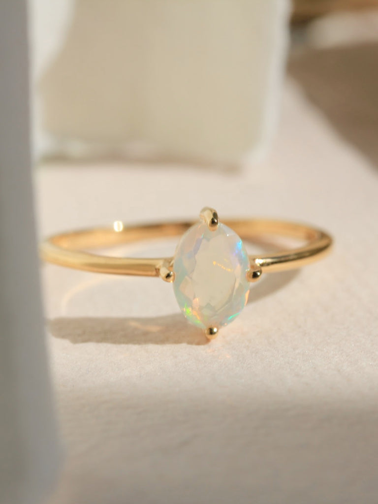 Ava Ring in Opal