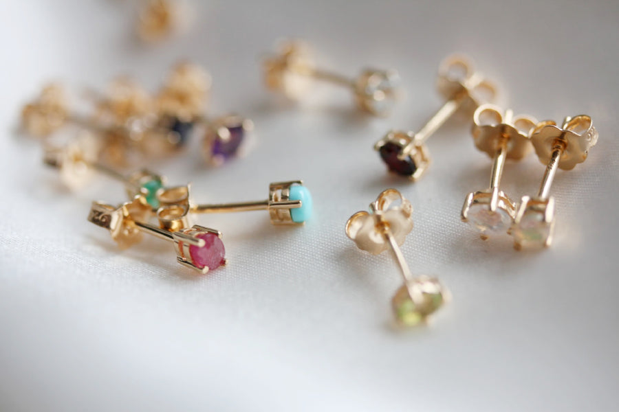 Birthstone Studs