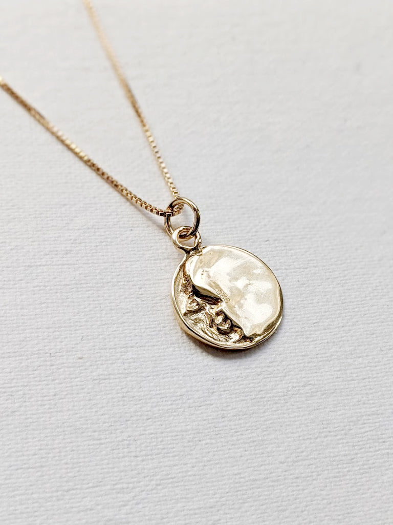 Lucky Moon Necklace – Little Gold