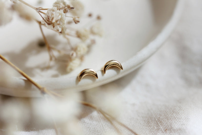 Tiniest Moon Studs