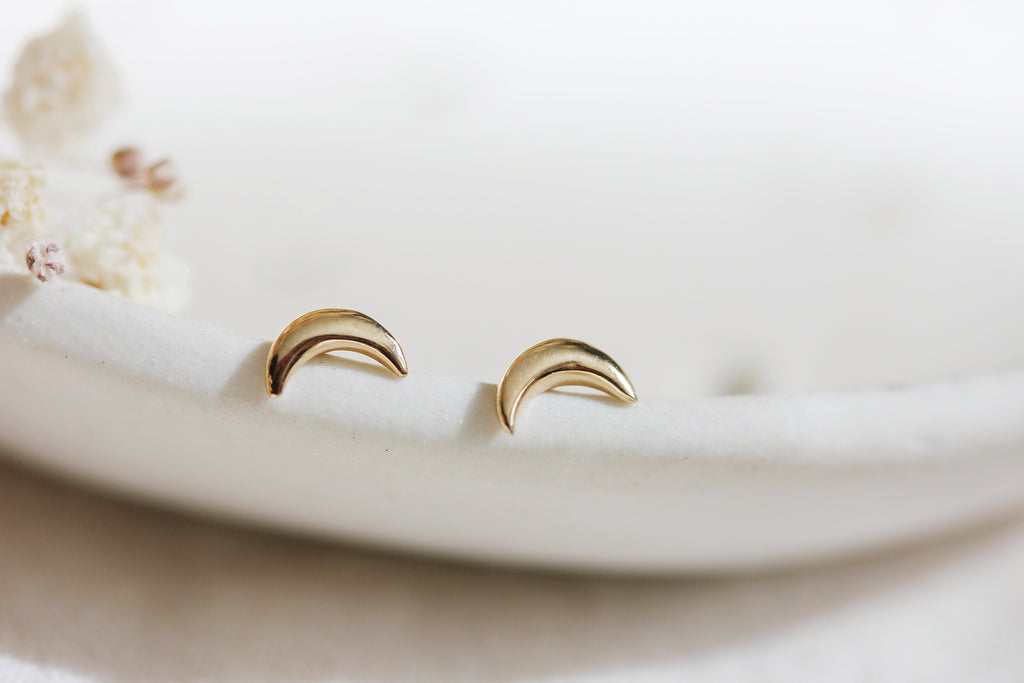 Tiniest Moon Studs