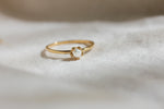 Tiny Pearl Flower Ring