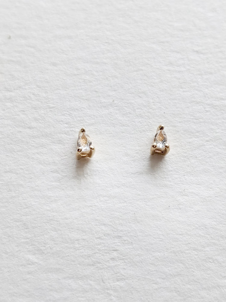 The Tiniest Teardrop Studs