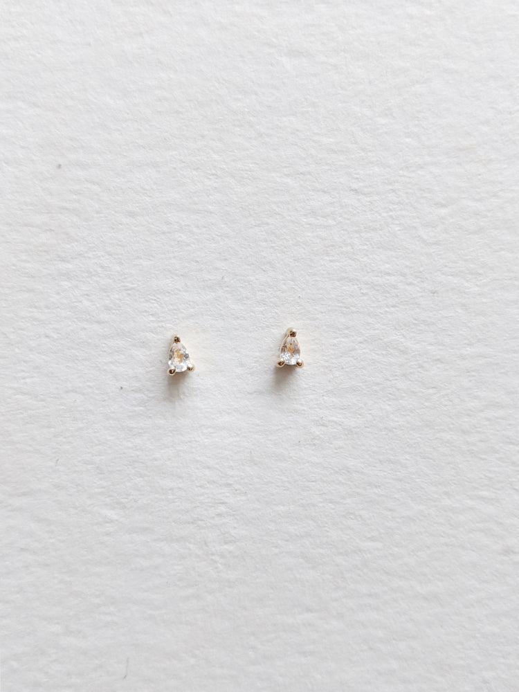 The Tiniest Teardrop Studs