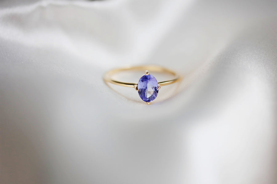 Ava Ring in Tanzanite