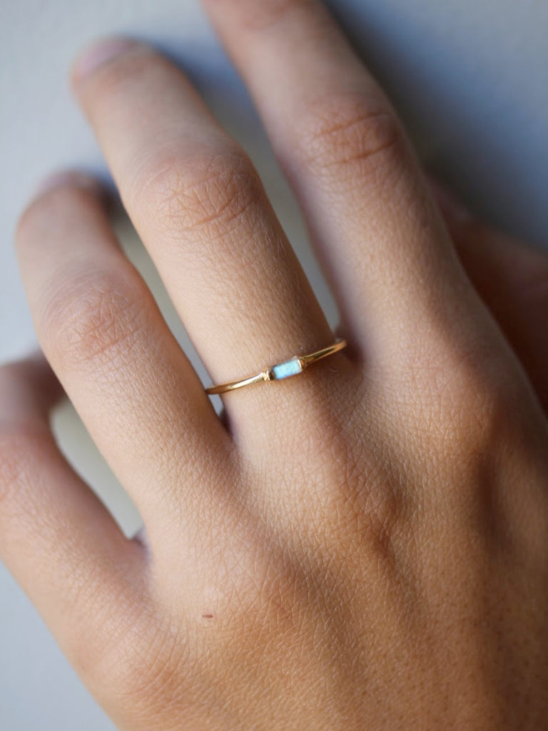 Moonstone Vesper Ring